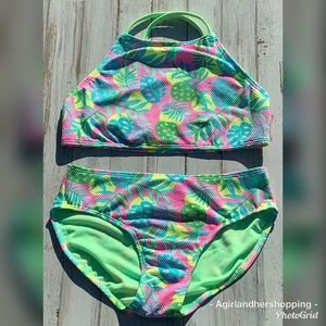 5/$25 Sale Girls Tropical Bathing Suit Swimwear